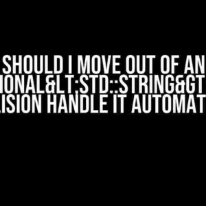 Should I Move Out of an std::optional<std::string> or Will Copy Elision Handle It Automatically?